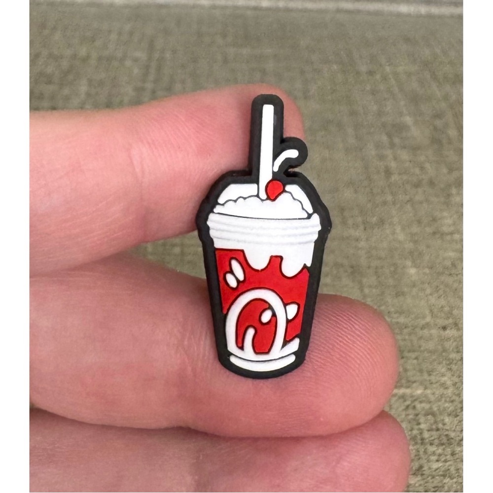 Chicken Milkshake Cup Croc Accessory